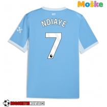 Moške Nogometnih dresov Manchester City Iliman Ndiaye #7 Domači 2026-27 Kratki rokavi